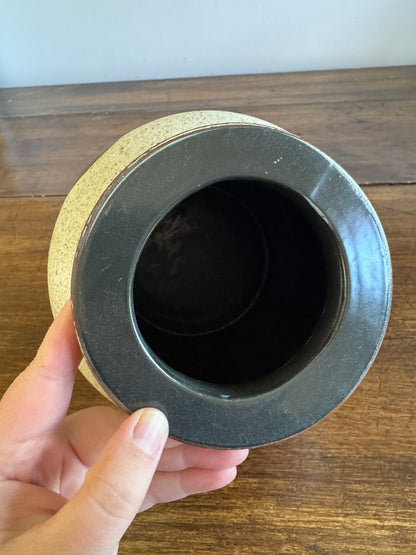 Vintage Mid Century Style Painted Israel Pottery Vase