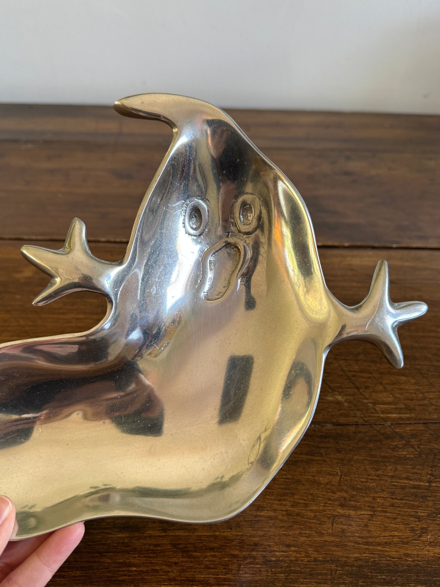 Silver-Tone Ghost Bowl - Made in India