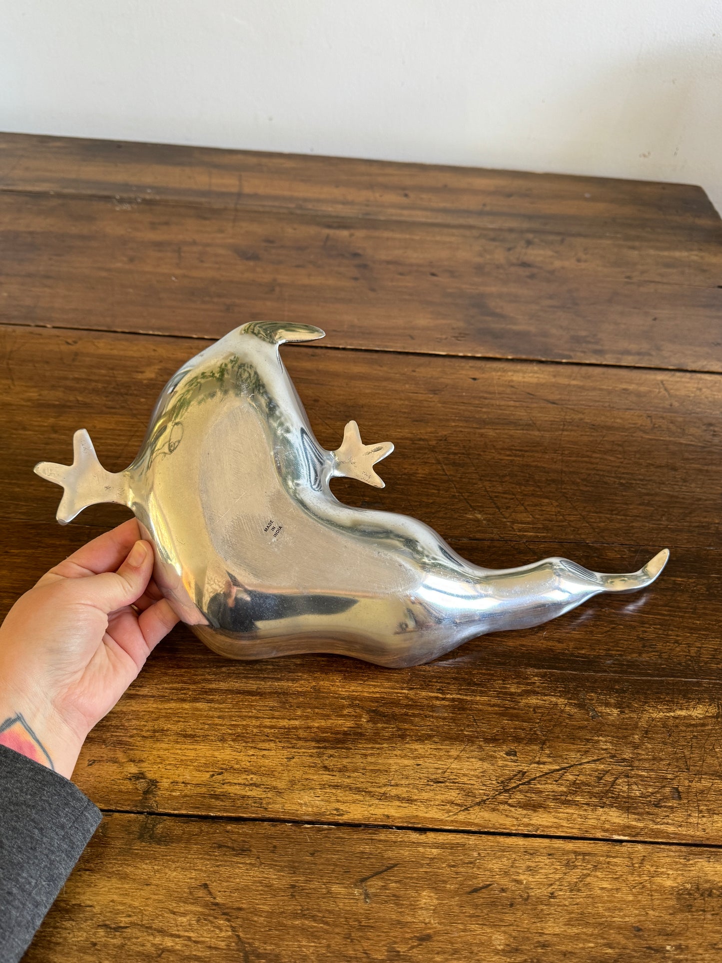 Silver-Tone Ghost Bowl - Made in India