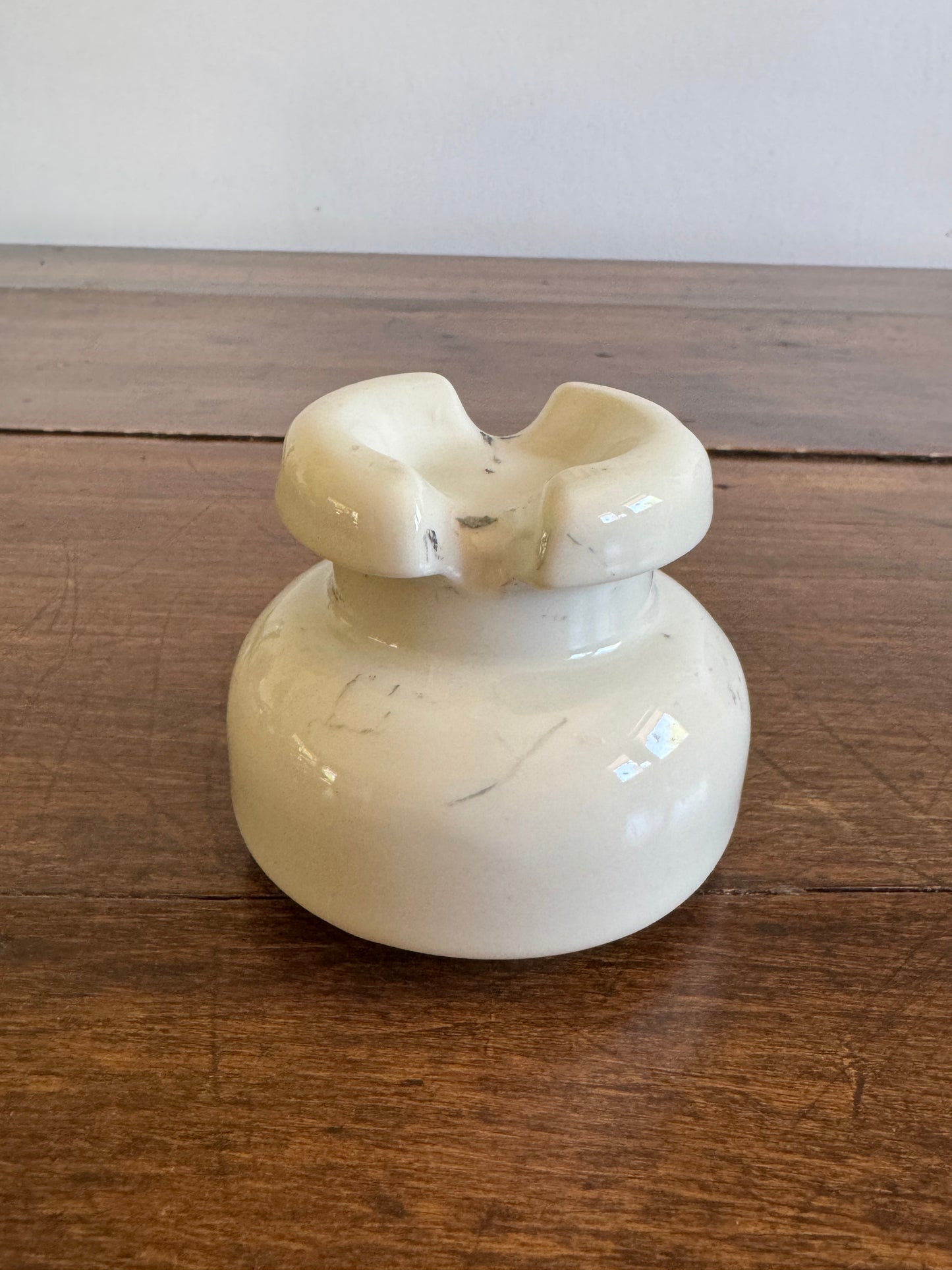 Ceramic Pottery Insulator with Marks