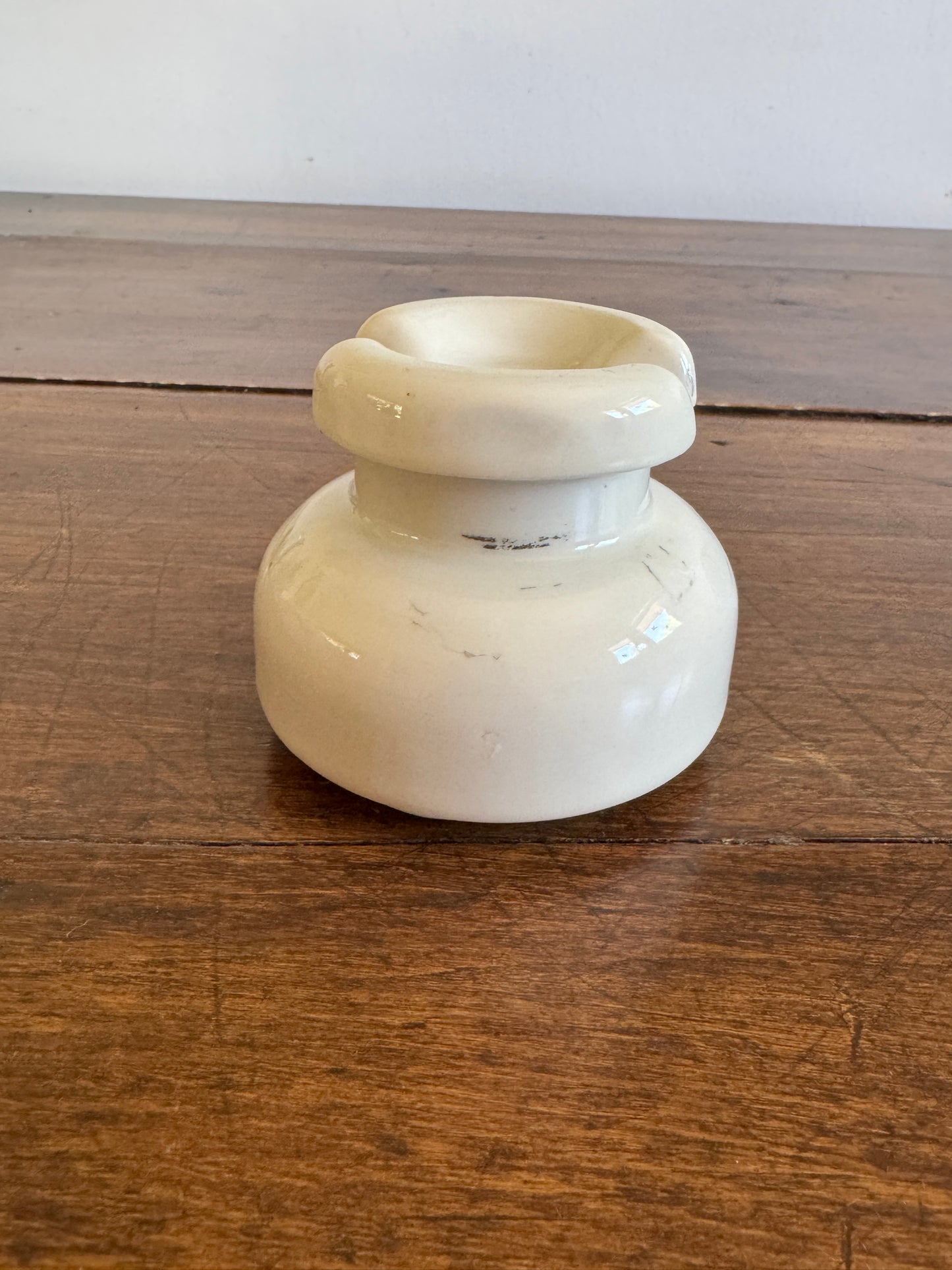 Ceramic Pottery Insulator with Marks