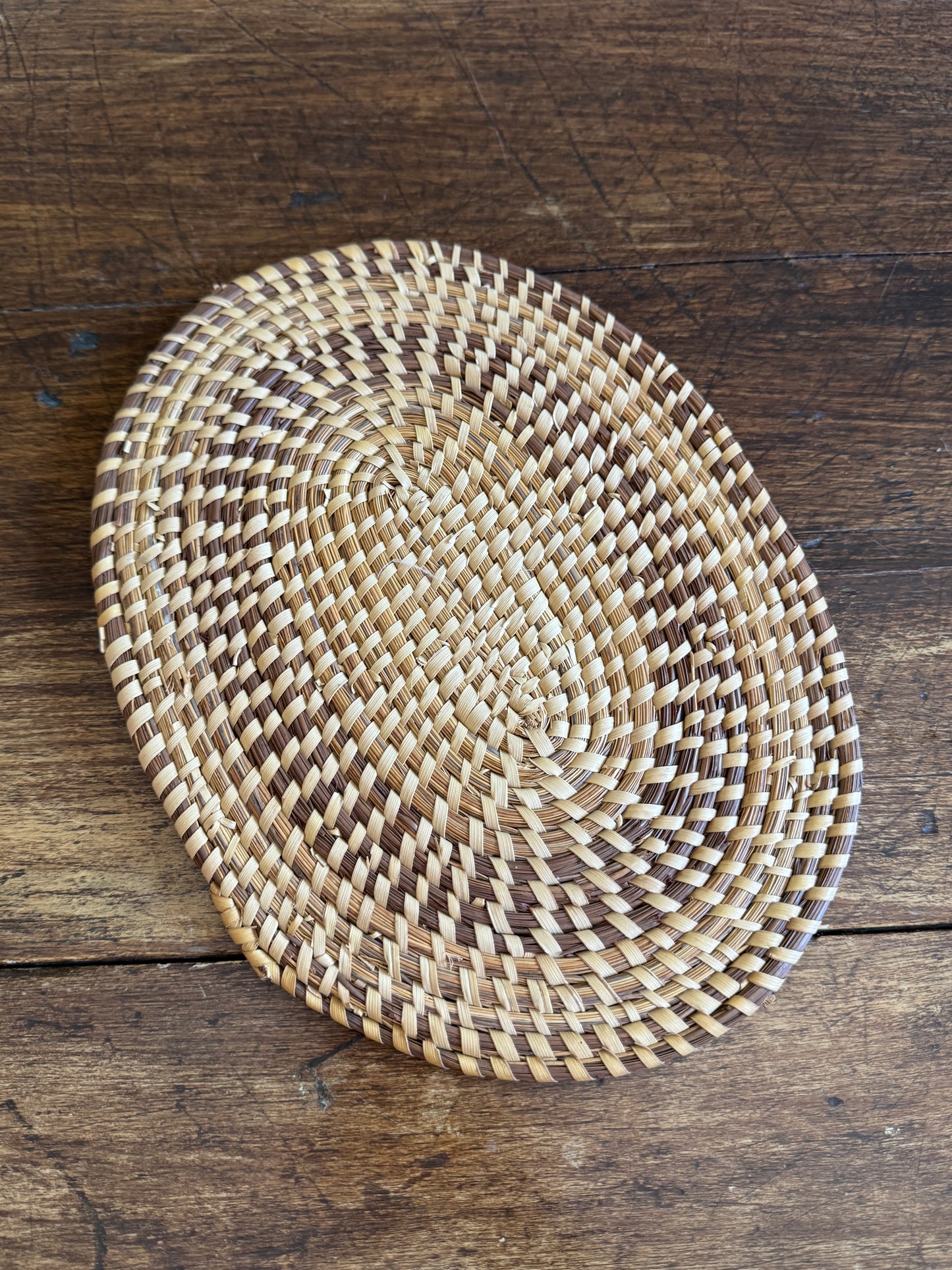 Woven Sweetgrass Trivet Placemat