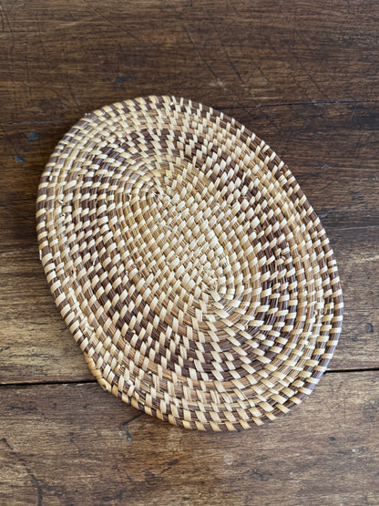 Woven Sweetgrass Trivet Placemat