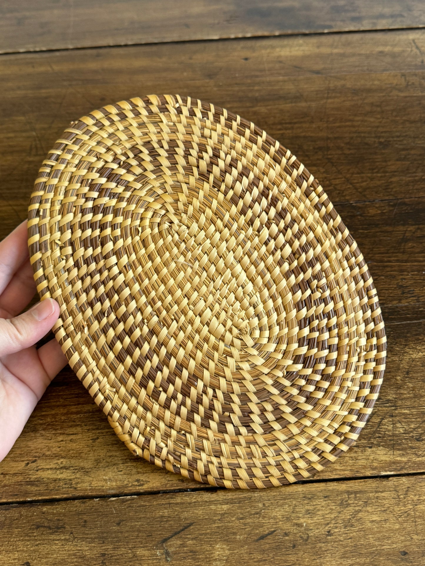 Woven Sweetgrass Trivet Placemat