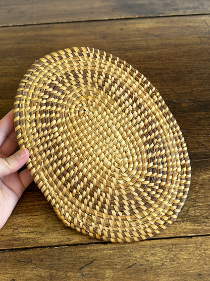 Woven Sweetgrass Trivet Placemat