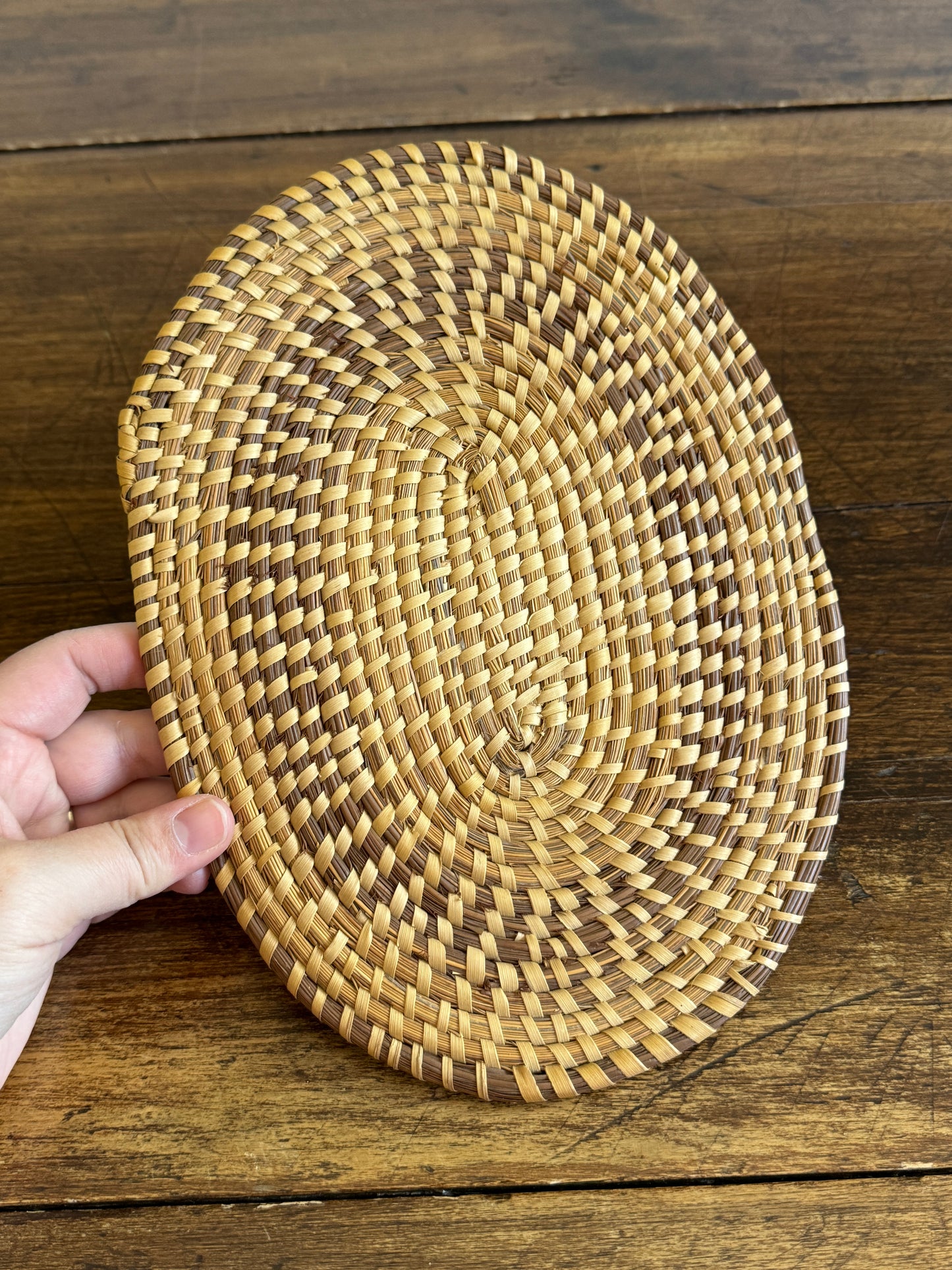 Woven Sweetgrass Trivet Placemat