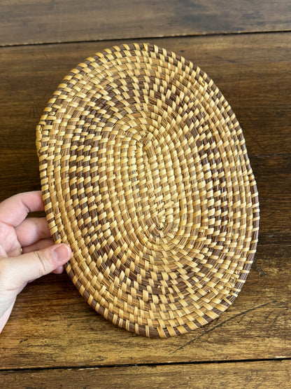 Woven Sweetgrass Trivet Placemat