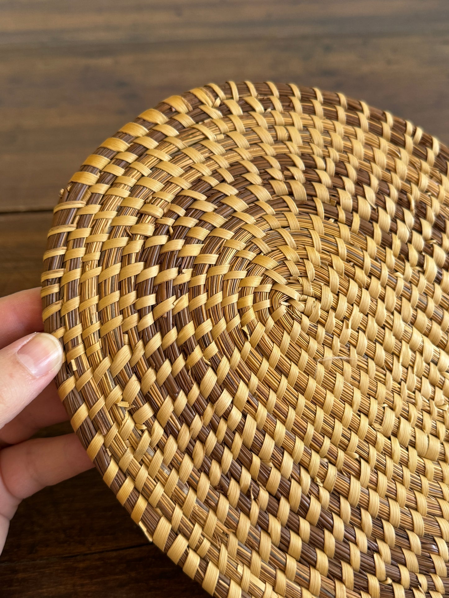 Woven Sweetgrass Trivet Placemat