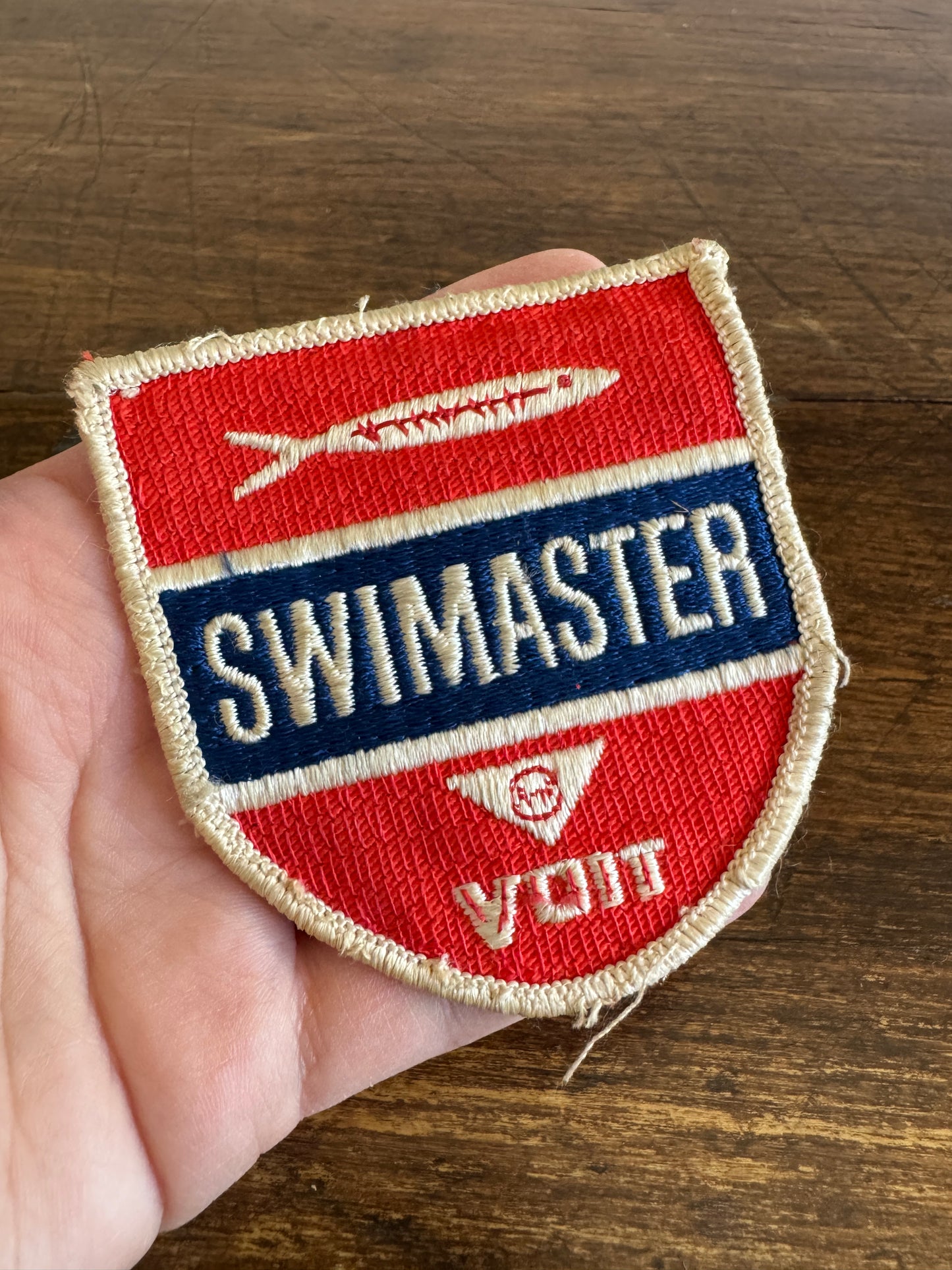 Vintage Swimaster Patch VOIT with Fish Symbol - Scuba Diving Fishing Patch