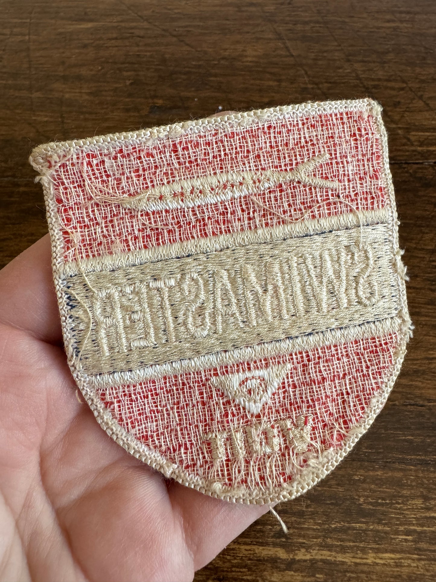 Vintage Swimaster Patch VOIT with Fish Symbol - Scuba Diving Fishing Patch