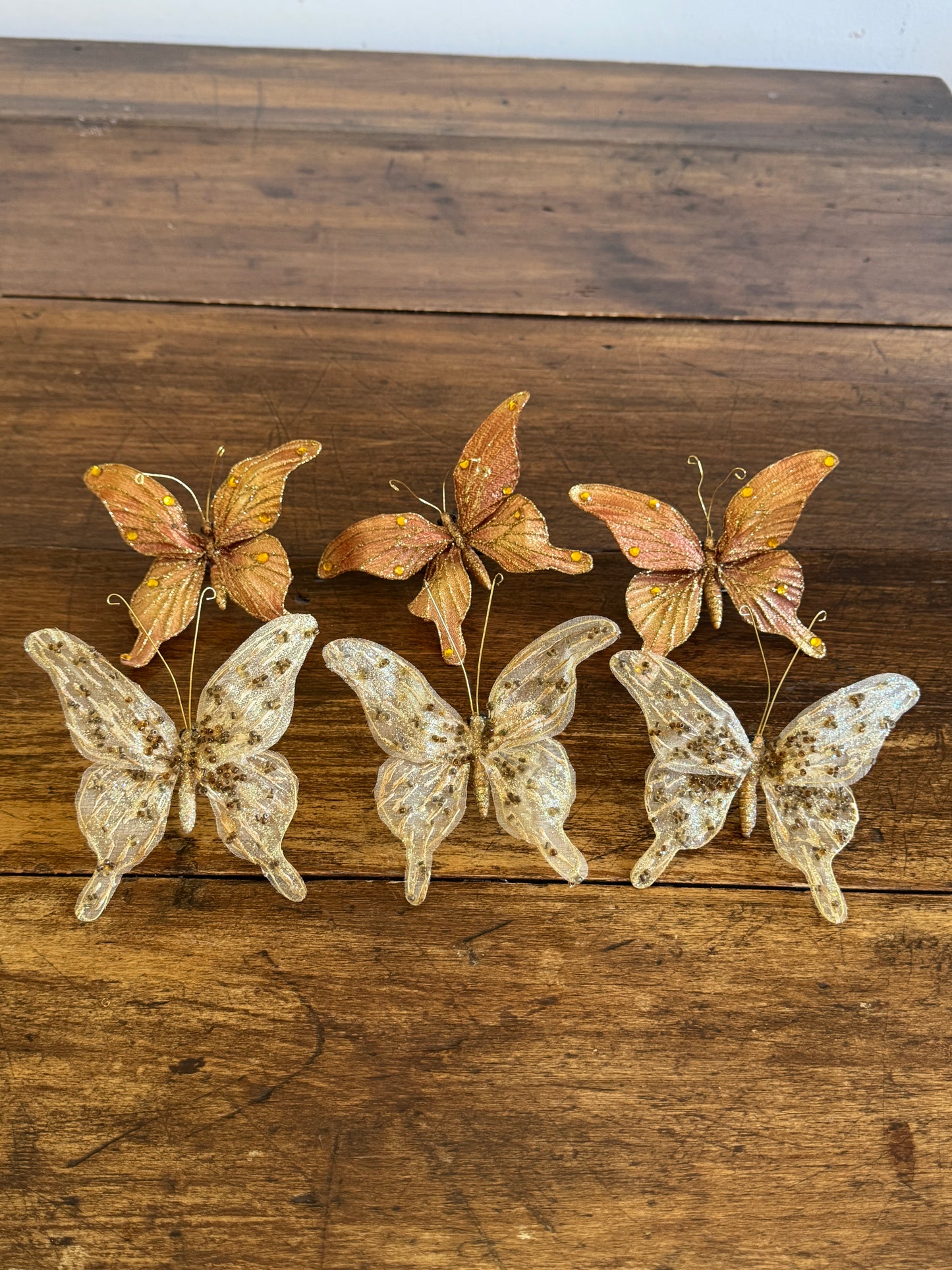 Mixed Lot of Clip On Butterfly Ornaments