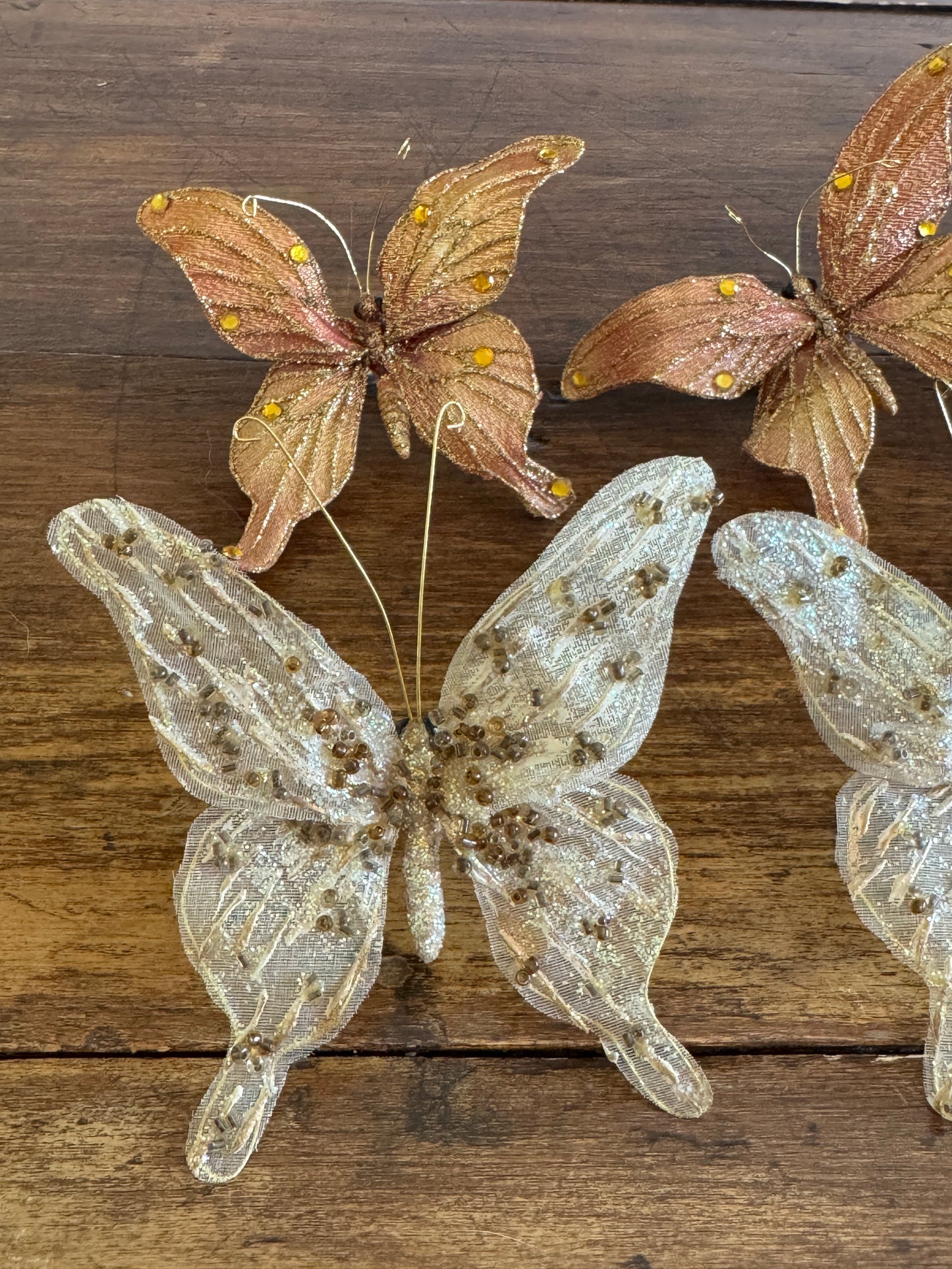 Mixed Lot of Clip On Butterfly Ornaments