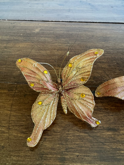 Mixed Lot of Clip On Butterfly Ornaments