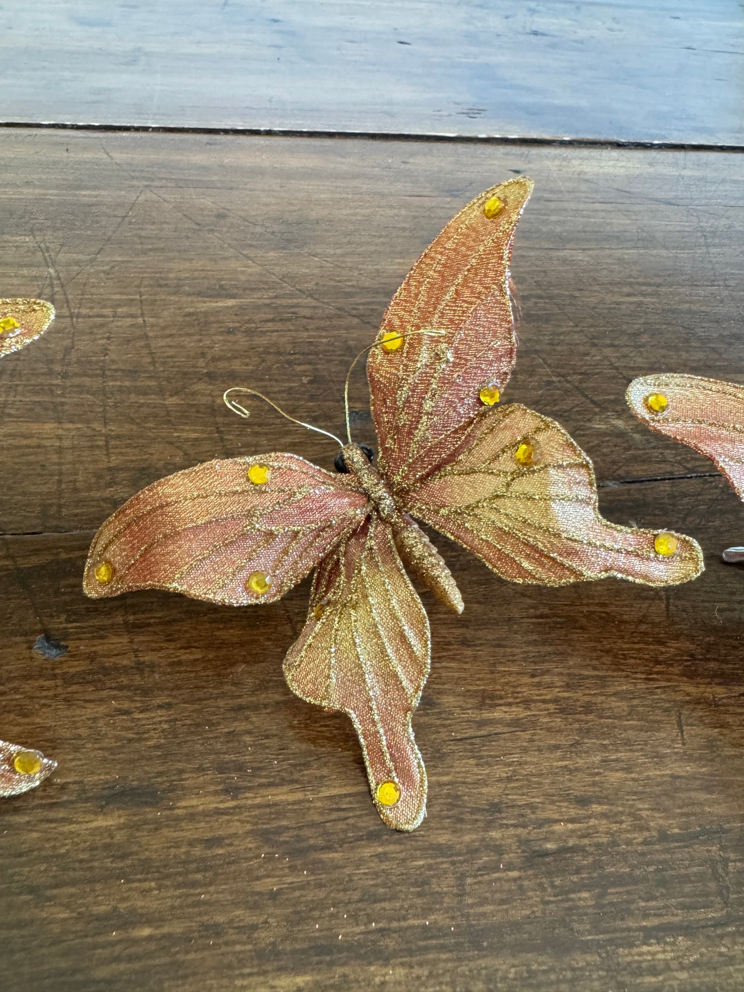 Mixed Lot of Clip On Butterfly Ornaments