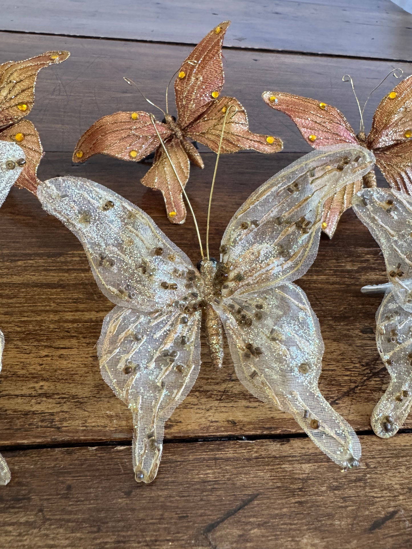 Mixed Lot of Clip On Butterfly Ornaments