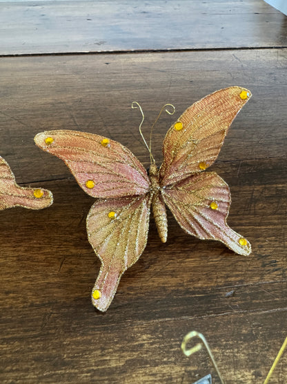 Mixed Lot of Clip On Butterfly Ornaments