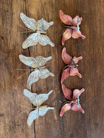 Mixed Lot of Clip On Butterfly Ornaments