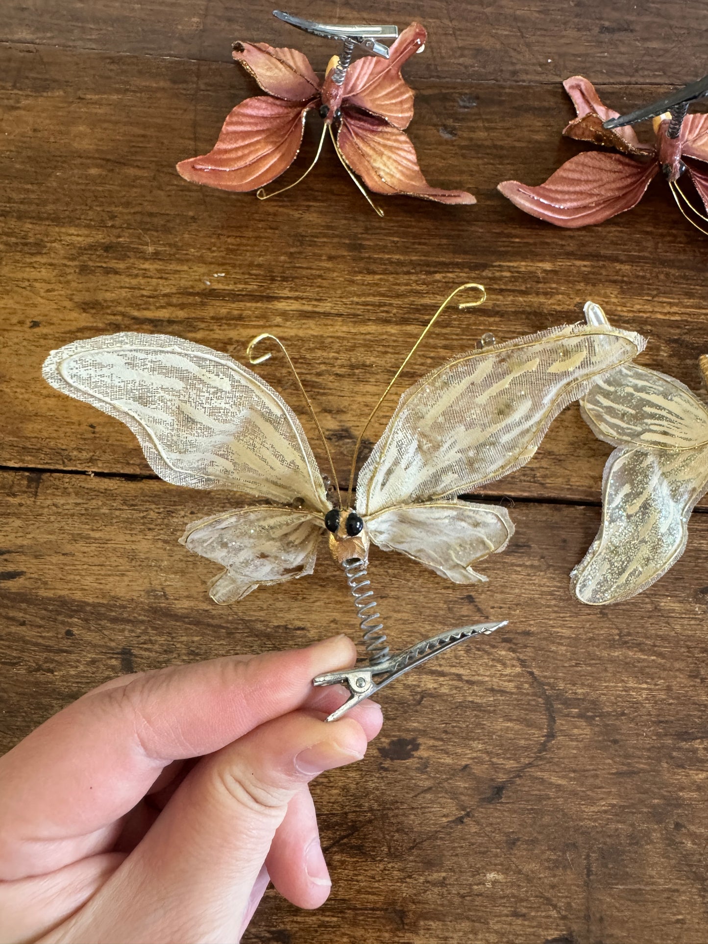 Mixed Lot of Clip On Butterfly Ornaments