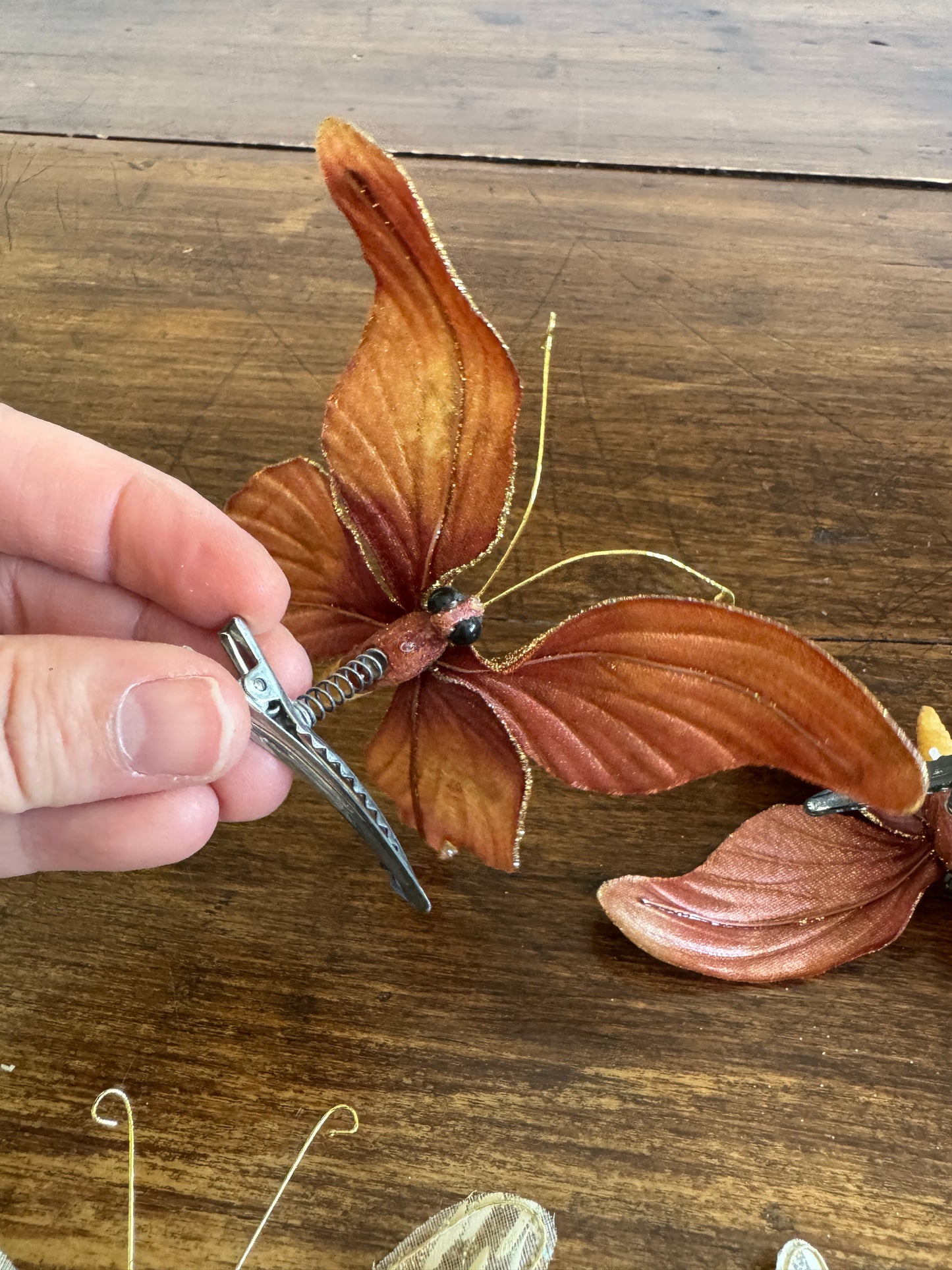 Mixed Lot of Clip On Butterfly Ornaments