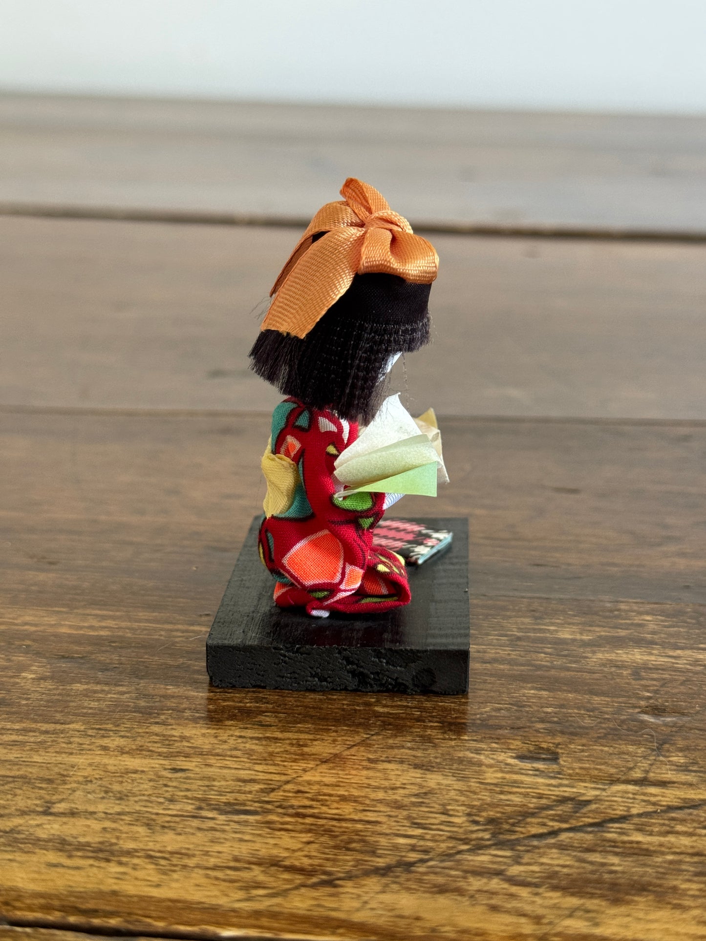 Vintage Japanese Mixed Media School Doll Figurine