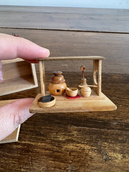 Japanese Mixed Lot of Miniatures with Box