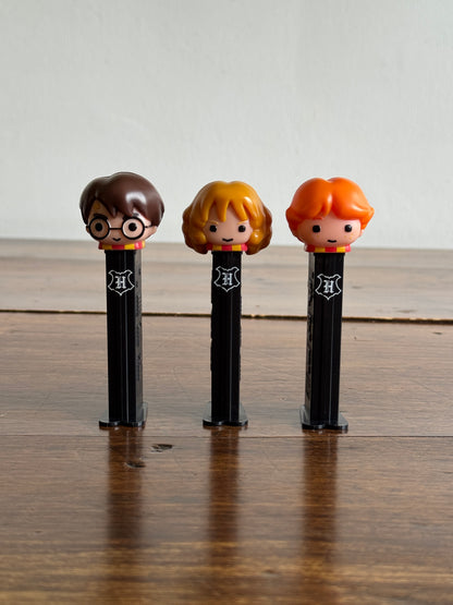 Lot of Three Pez Toys - Harry Potter Topped Pez