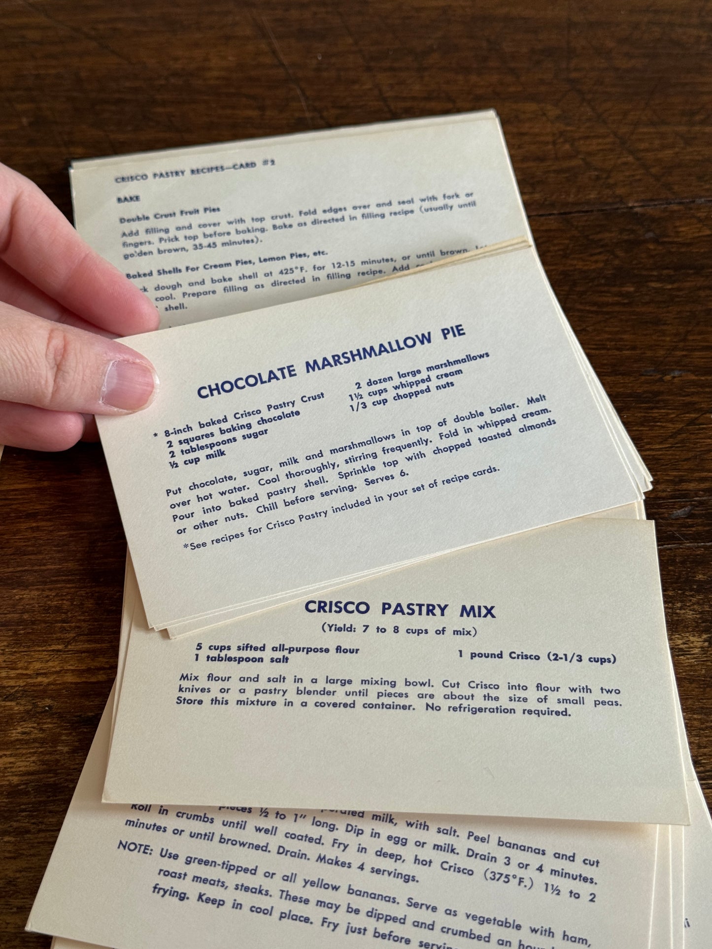Vintage Set of Printed Recipe Cards and Tab Organizers