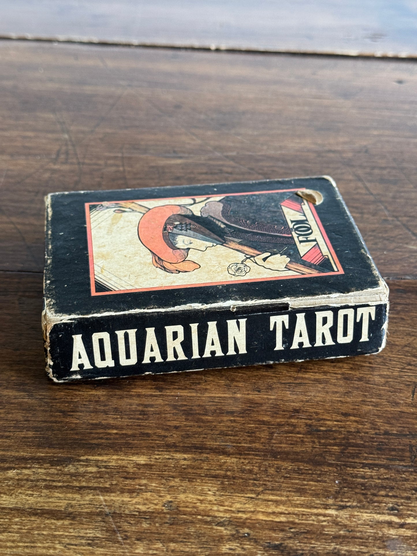 Vintage Set of Aquarian Tarot Cards - Missing One Card