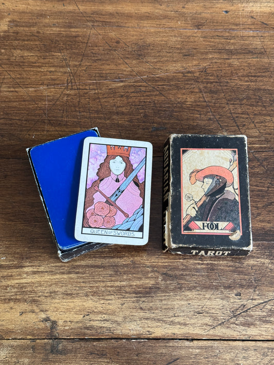 Vintage Set of Aquarian Tarot Cards - Missing One Card