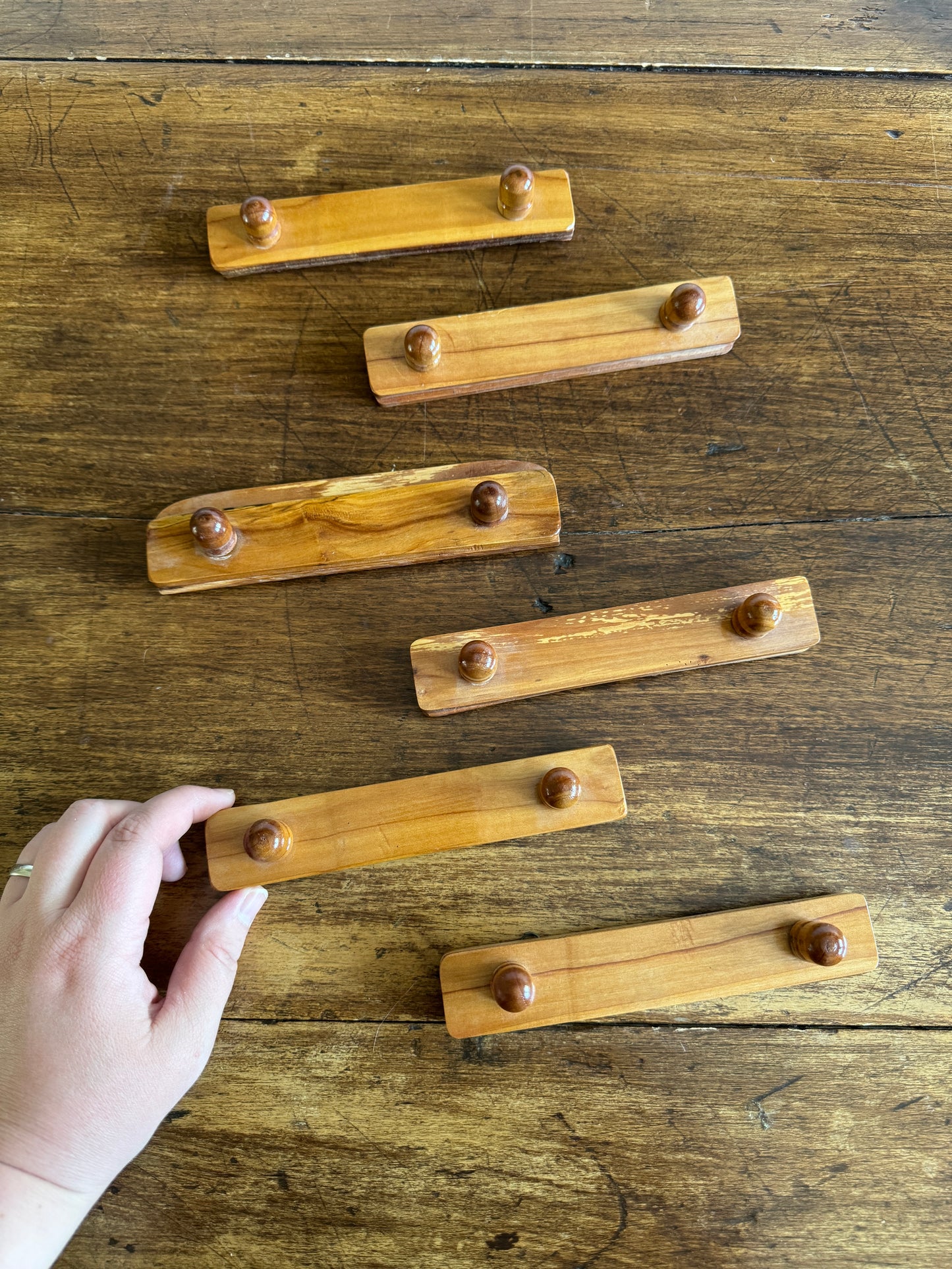 Vintage Hand Crafted Wood Print Hangers for 4x6 or 5x7 prints
