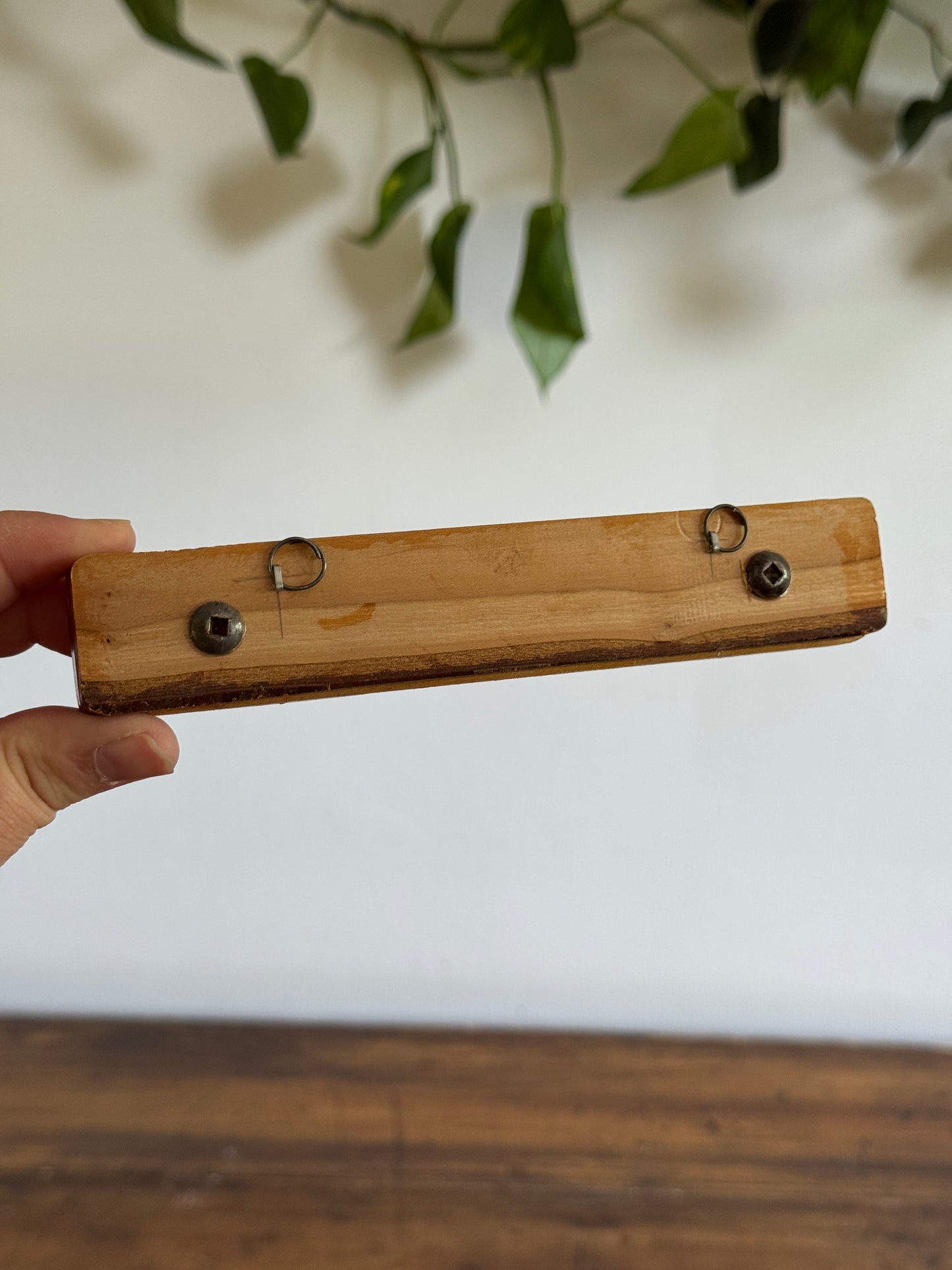 Vintage Hand Crafted Wood Print Hangers for 4x6 or 5x7 prints