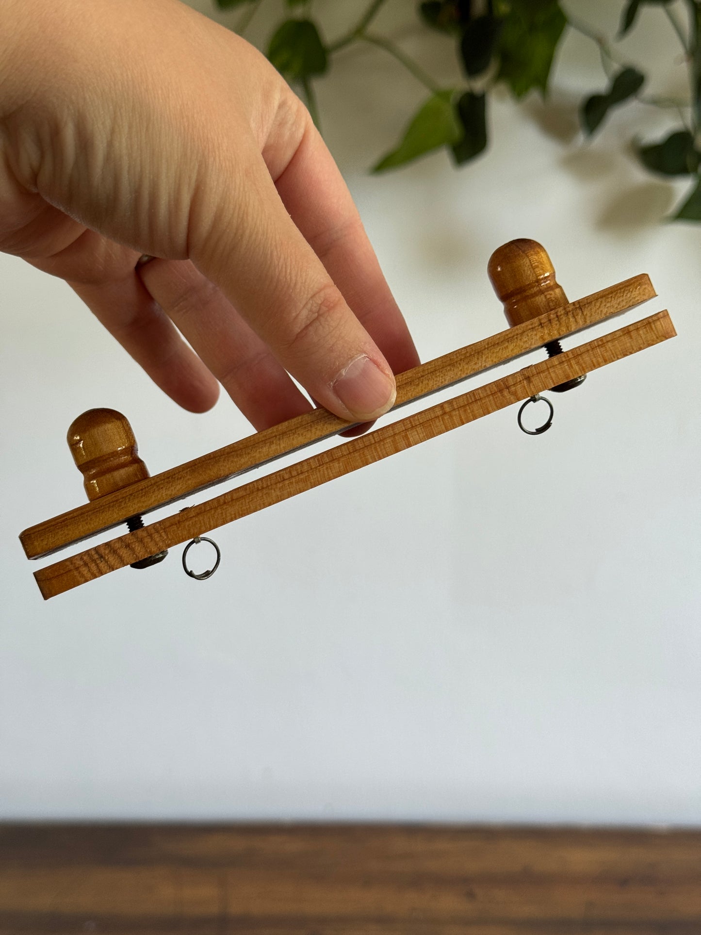 Vintage Hand Crafted Wood Print Hangers for 4x6 or 5x7 prints