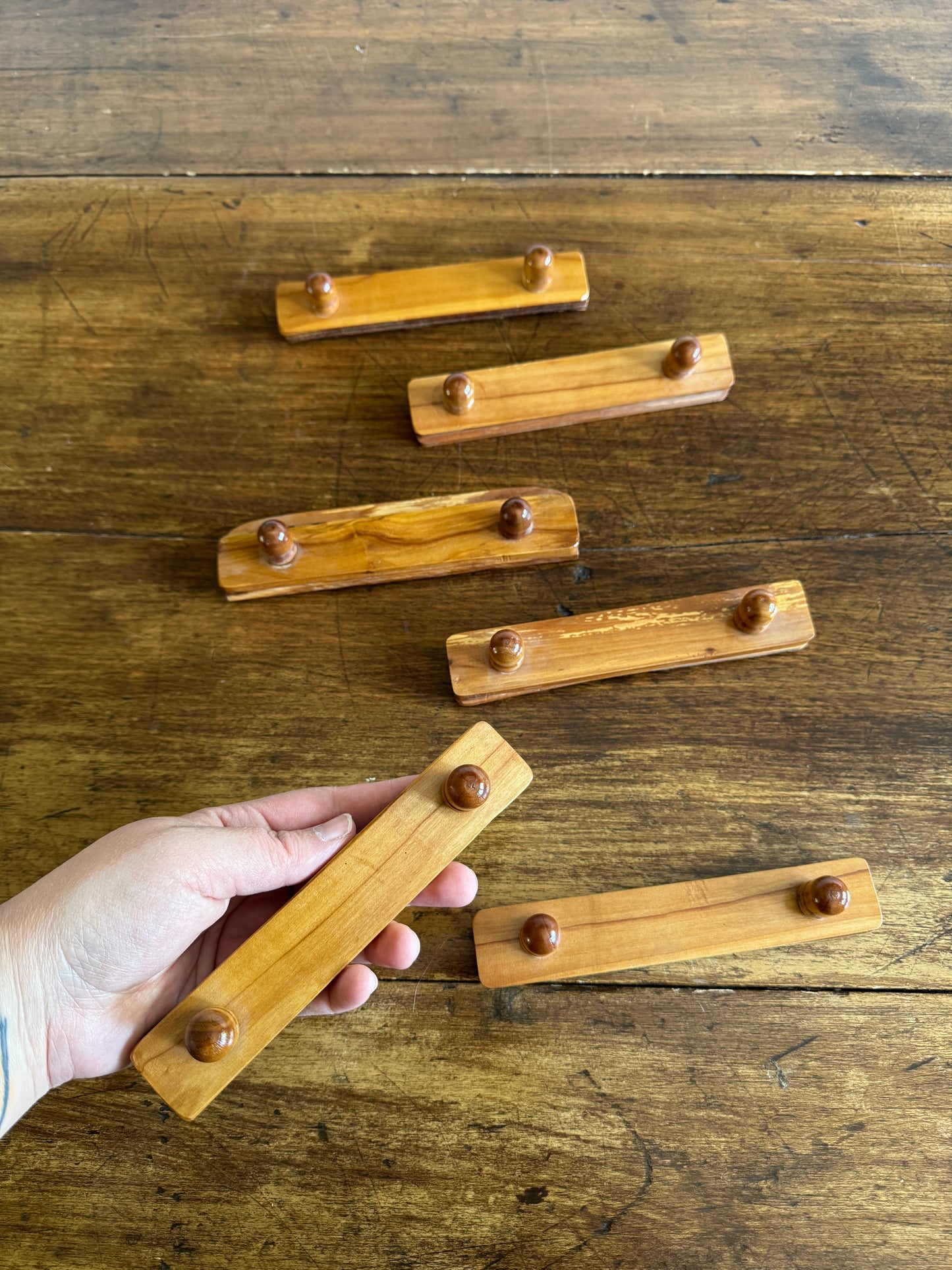 Vintage Hand Crafted Wood Print Hangers for 4x6 or 5x7 prints