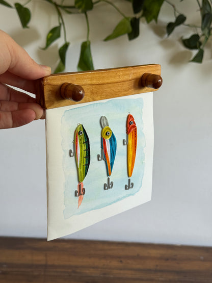 Vintage Hand Crafted Wood Print Hangers for 4x6 or 5x7 prints