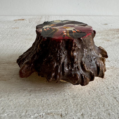 Painted Eagle Moose Antler Native Art Sculpture - Canadian Art - Made in Canada