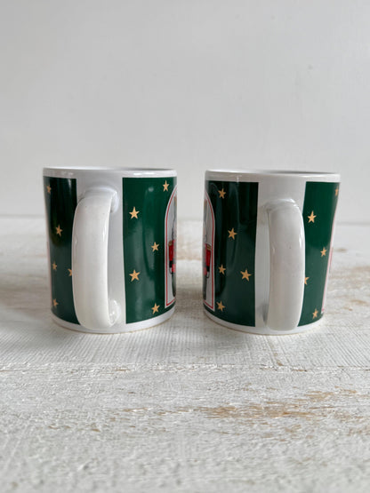 Set of Two Himark Vintage Nutcracker Mugs - Holiday Nut Cracker Mug Pair
