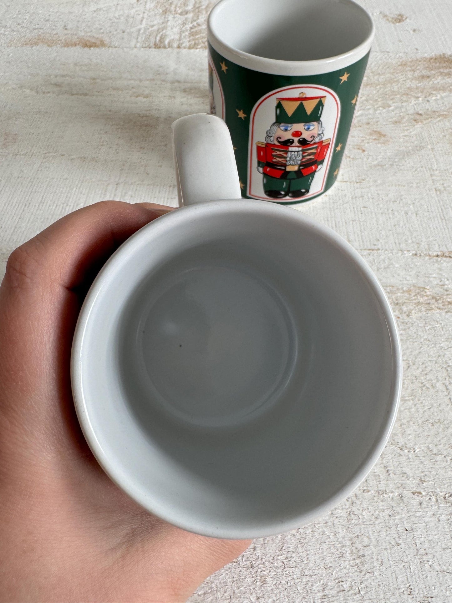 Set of Two Himark Vintage Nutcracker Mugs - Holiday Nut Cracker Mug Pair