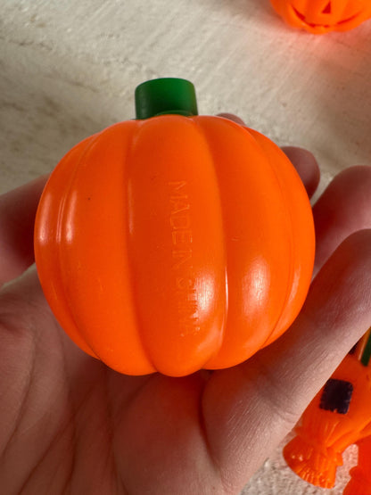 Vintage Hard Plastic Halloween String Light Blow Mould Covers - Replacement String Light Covers - Made in China