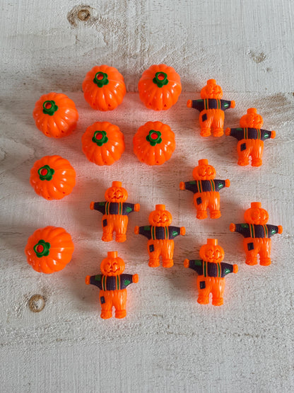 Vintage Hard Plastic Halloween String Light Blow Mould Covers - Replacement String Light Covers - Made in China