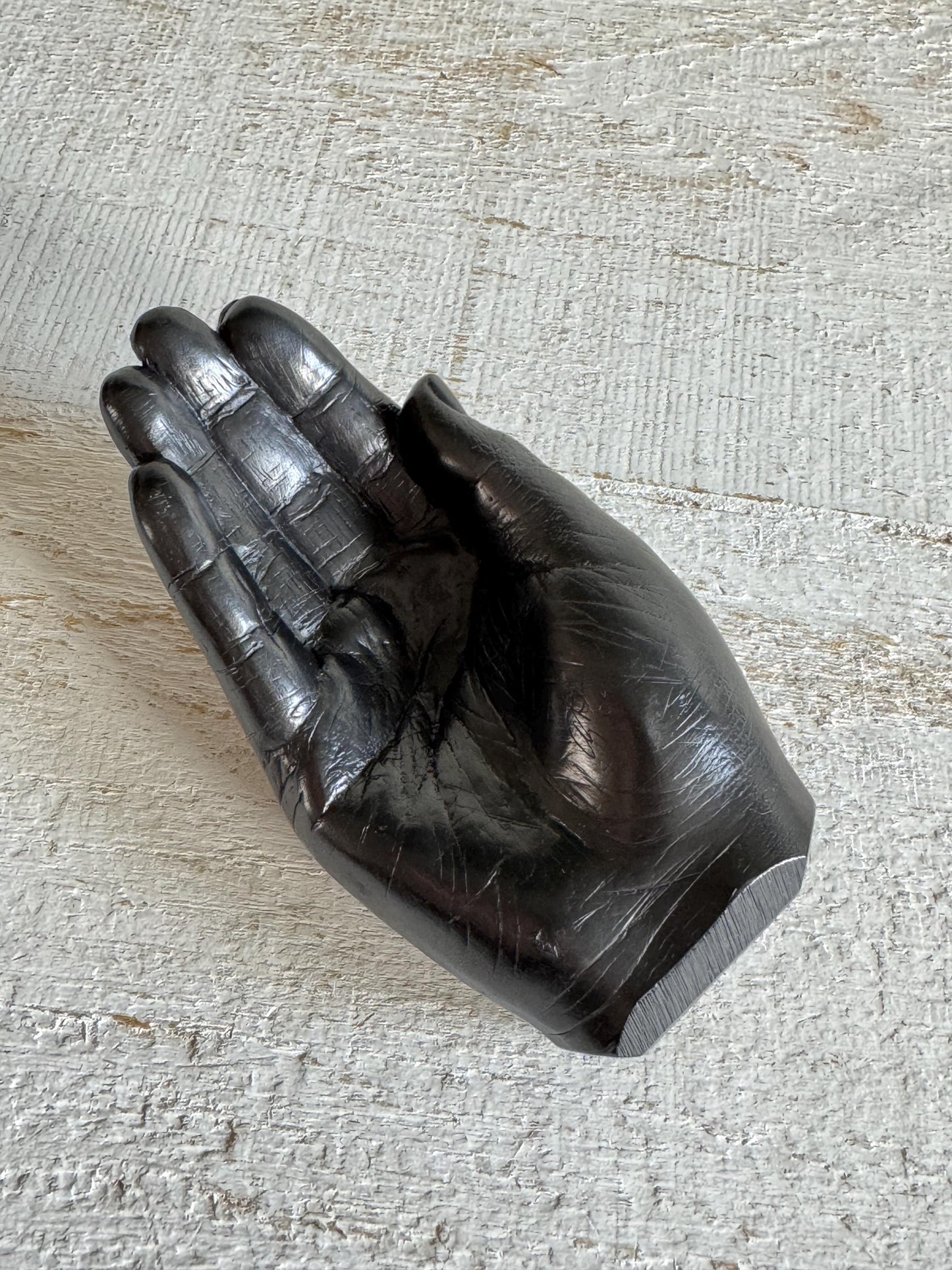 2004 Vintage Graphite Writing Hang - Open Hand Graphic Sculpture by Batle Studio